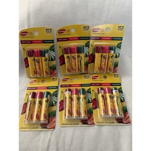 NEW 3-Pack Carmex Daily Care SPF 15 Moisturizing Lip Balm Stick Assorted 6 PACKS